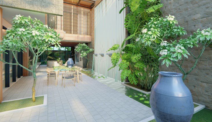 Courtyard view